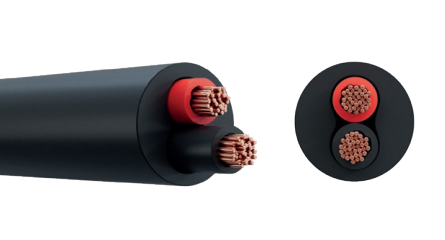 100m of 2 core 0.5mm PVC flex