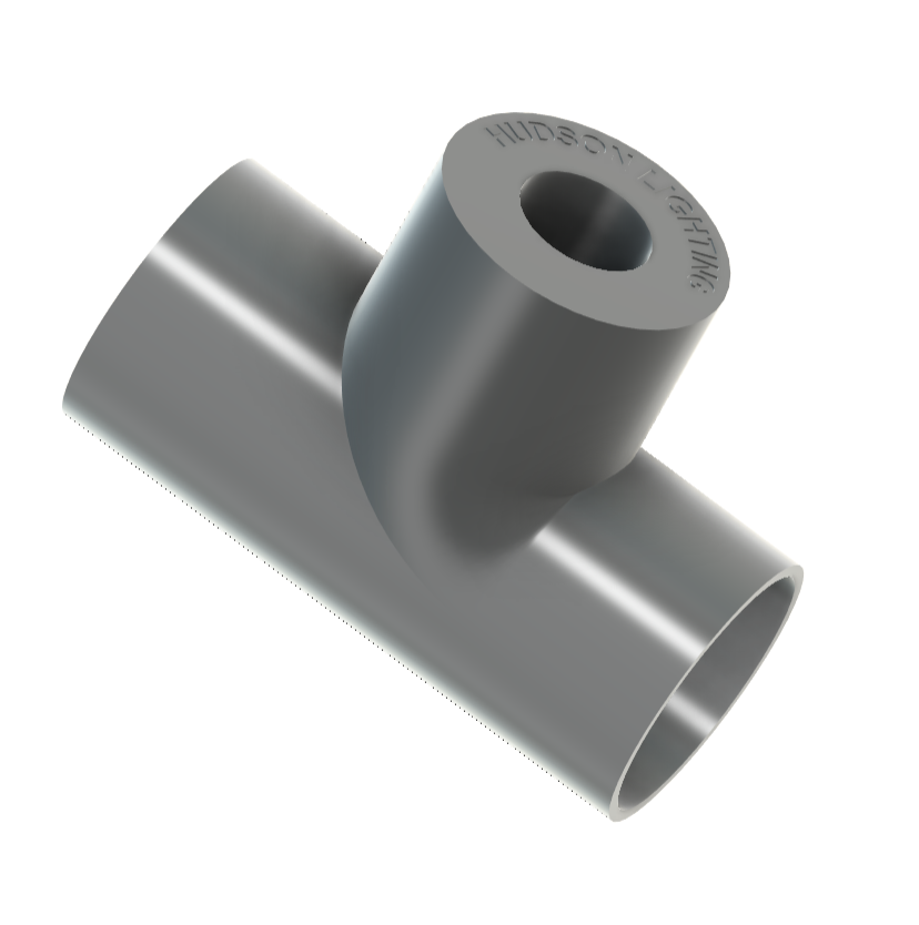 Ducting Parts: 50mm Recessed Tee piece